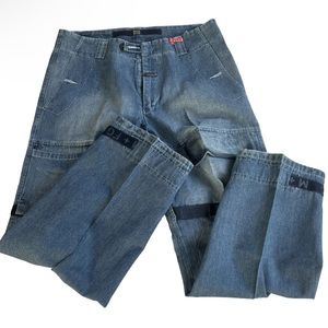 VTG Marithe Francois Girbaud Shuttle Tape Y2K  Jeans Cargo Carpenter Men’s 36